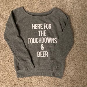 Never worn football sweatshirt